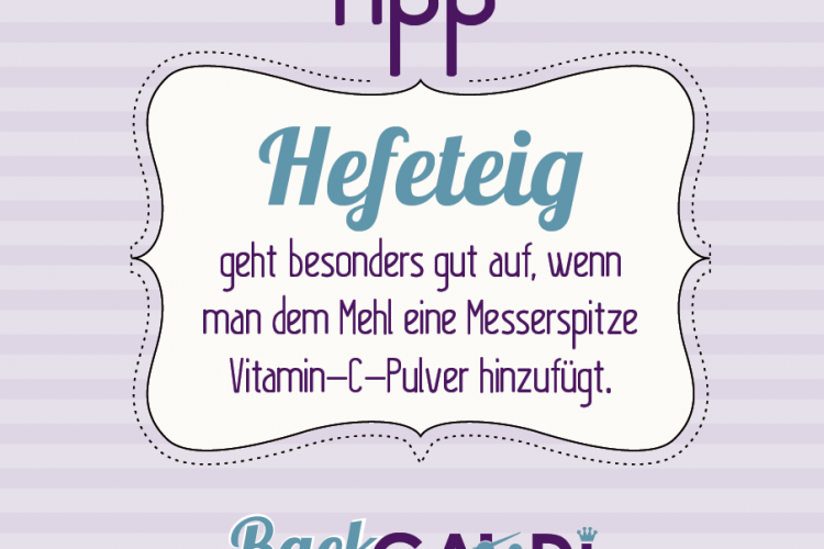 Backtipp Hefeteig 2