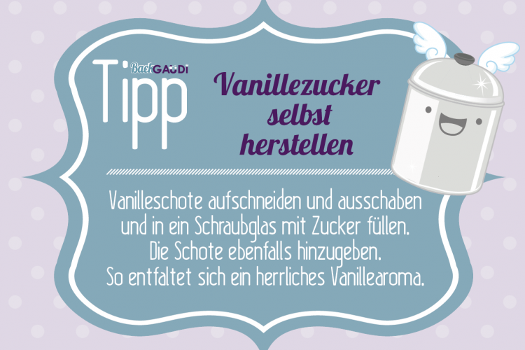 Backtipp Vanillezucker