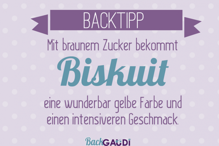 Backtipp Biskuit 2