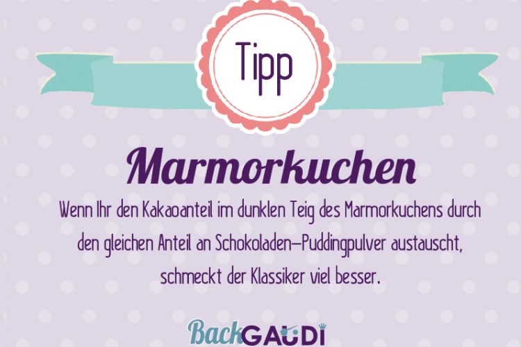 Backtipp Marmorkuchen