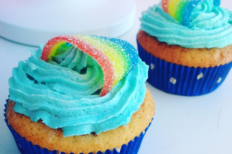 regenbogen muffins regenbogen muffins