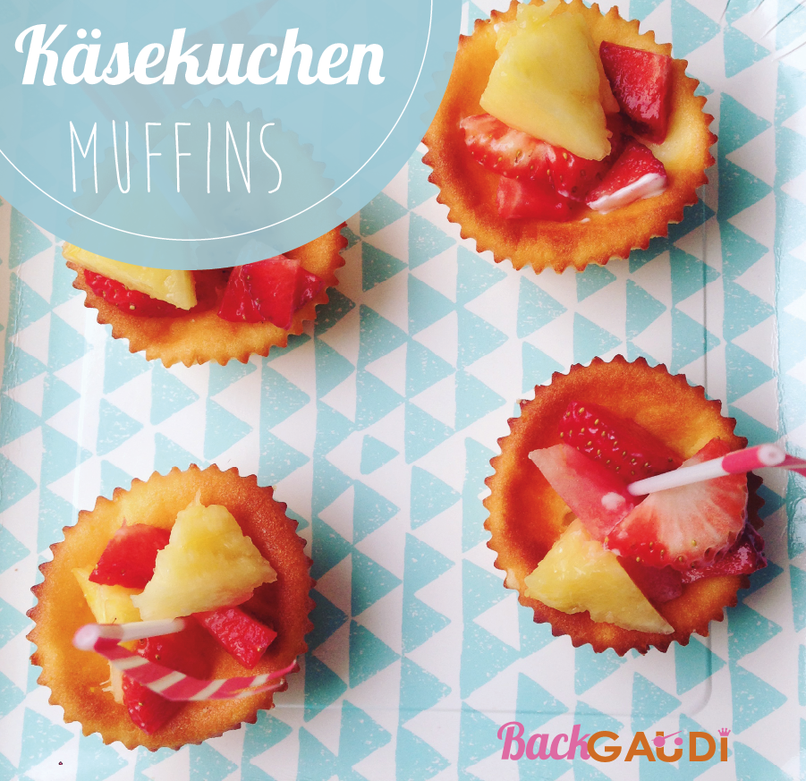 Käsekuchen Muffins - BackGAUDI